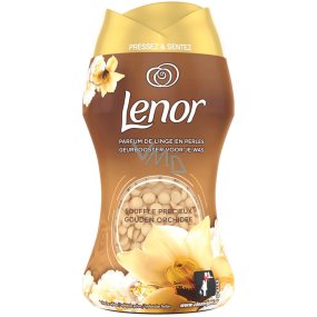Lenor Gold Orchid scent of vanilla, mimosa, roses and peach fragrant beads for washing machine drum 140 g
