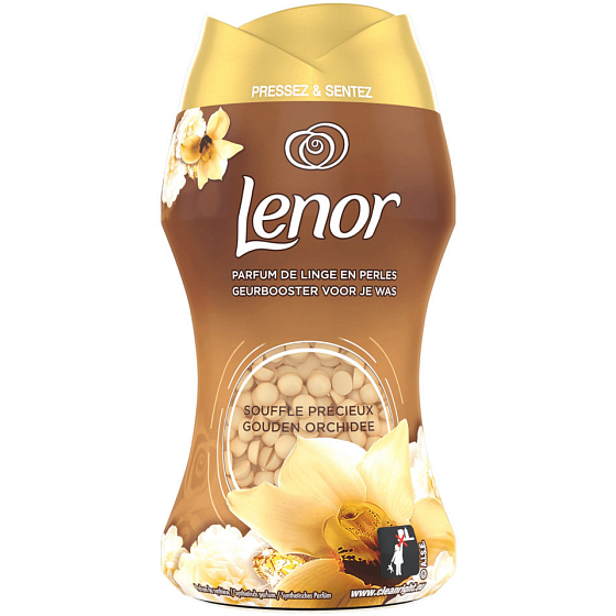 Lenor Gold Orchid scent of vanilla, mimosa, roses and peach fragrant beads for washing machine drum 140 g