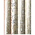 Zöwie Gift wrapping paper 70 x 150 cm Christmas Luxury Scandi with embossing gold - white polka dots, stars