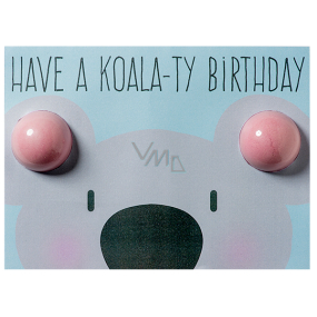 Bomb Cosmetics Sparkling greeting card - Have a Koala-ty Birthday greeting card with ballistics 2 x 15 g