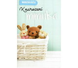 Nekupto Greeting Card for the Birth of a Baby 115 x 170 mm 3462 F
