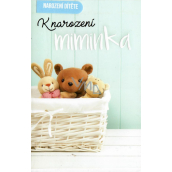 Nekupto Greeting Card for the Birth of a Baby 115 x 170 mm 3462 F