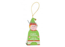 English Tea Shop Organic White tea tropical fruit Christmas Elf figurine 2 g, 1 piece