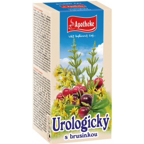 Apotheke Urological with cranberry herbal tea contributes to the normal function of the urinary tract 20 x 1.5 g