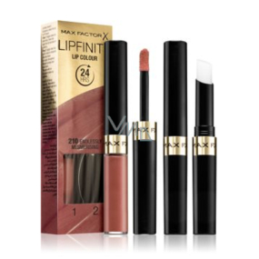 Max Factor Lipfinity Long Lasting Lipstick with 210 Endlessly Mesmerizing Balm 2.3 ml and 1.9 g