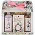Bohemia Gifts Christmas shower gel 100 ml + Christmas hair shampoo 100 ml + rosehip and rose fragrance card 11 x 6,3 cm, cosmetic set