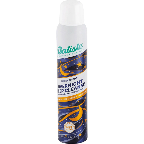 Batiste Overnight Deep Cleanse dry shampoo for overnight hair 200 ml