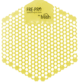 Fre Pro Wave 3D Citrus scented urinal strainer yellow 1 piece
