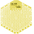 Fre Pro Wave 3D Citrus scented urinal strainer yellow 1 piece
