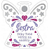 Albi Hanging plaque angel Sister 9 x 10 cm