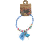 Albi Jewelry bracelet made of beads Flamingo, Tassel protection, energy 1 piece different colors