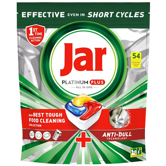 Jar Platinum Plus dishwasher capsules 54 pieces