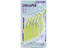 Atlantic UltraPik interdental brushes 0.4 mm Yellow curved 6 pieces