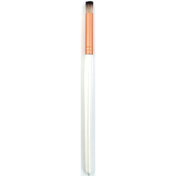 Cosmetic brush for eyeshadow big round Rosegold 17 cm