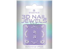 Essence 3D jewels nail stickers rhinestones 01 Future Reality 10 pieces