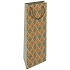 Nekupto Gift Kraft Bag for Bottle 15 x 40 cm Graphic Pattern