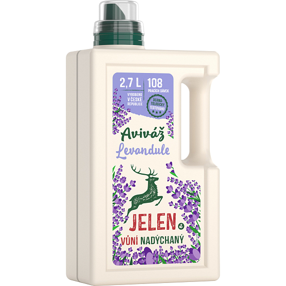 Jelen lavender fabric softener, 108 washes, 2.7 l