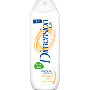 Dimension by LUX 2in1 Shampoo and Conditioner for Straight Hair, 250 ml