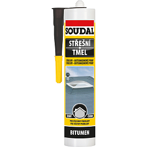 Soudal roof bitumen sealant, black, 300 ml