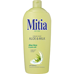 Mitia Aloe & Milk liquid soap, refill, 1 l