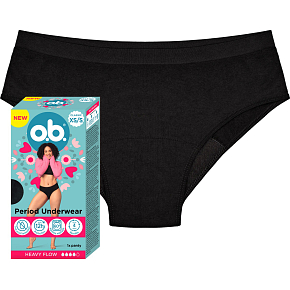 O.B. menstrual panties, size XS/S, 1 pcs
