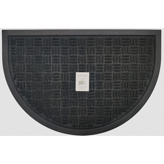 Tidy Home Half-Round Rubber Doormat 40 × 60 cm