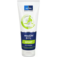 Alpa Sport Star Relax Sport After Exercise Massage Gel with Menthol, Methyl Salicylate and Herbal Extracts 210 ml