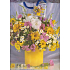 Nekupto Gift paper bag 32.5 x 26 x 13 cm Flowers 1 piece 449 40