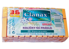 Clanax Clothes pegs wooden 36 pieces