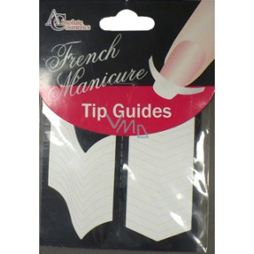 Absolute Cosmetics Self-adhesive templates for French manicure Mix 25 pieces