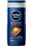 Nivea Men Sport 3in1 shower and hair shampoo 250 ml