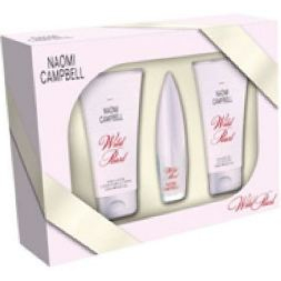 Naomi Campbell Wild Pearl eau de toilette 15 ml + shower gel 50 ml + body lotion 50 ml, gift set