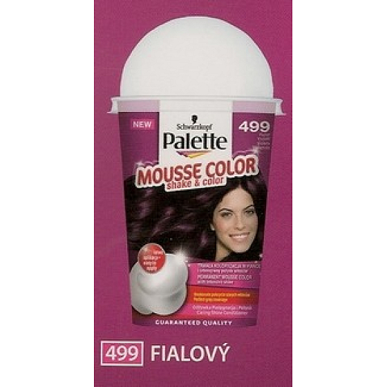 Schwarzkopf Palette Mousse Color Shake and color hair color 499 Violet