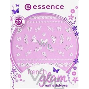 Essence French Glam Nail Stickers 04 French Affairs 27 pieces