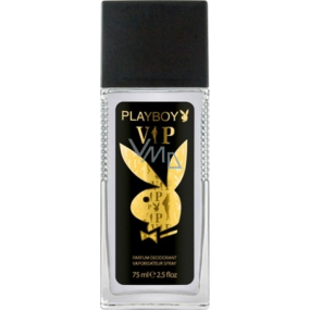 Playboy Vip for Him perfumed deodorant glass for men 75 ml Tester