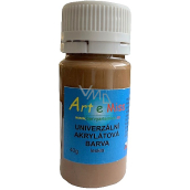 Art e Miss Universal Acrylic Gloss Paint 23 Light Brown 40 g