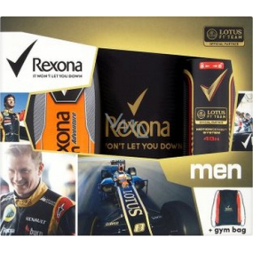Rexona Men Gym bag deodorant spray Lotus F1 150 ml + Adventure shower gel 250 ml + Gym bag, cosmetic set