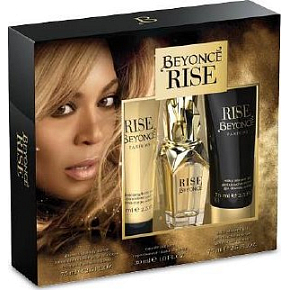 Beyoncé Rise perfumed water 30 ml + body lotion 75 ml + shower gel 75 ml, cosmetic set