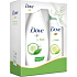 Dove Go Fresh Touch Cucumber & Green Tea Shower Gel 250 ml + antiperspirant spray 150 ml, cosmetic set