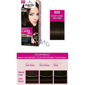 Schwarzkopf Palette Perfect Color Care hair color 800 Deep dark brown