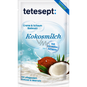 Tetesept Coconut Milk, Coconut Oil and Sea Salt Creamy Foaming Bath Salt 80 g Coconut Milk