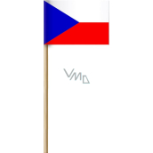 Arch Paper flag of the Czech Republic on a stick 42 cm 1 piece