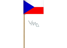 Arch Paper flag of the Czech Republic on a stick 42 cm 1 piece