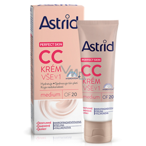 Astrid Perfect Skin CC cream all in 1 OF 20 Medium 40 ml