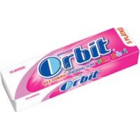 Wrigleys Orbit Junior Classic Sugar Free Chewing Gum Slices 5 Pieces 14g
