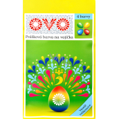 Ovo 4 powder paint for eggs 4 x 5 g 1 sachet (5 g) = 10 - 15 eggs