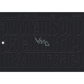 Arch Make your own advertisement with black self-adhesive letters and numbers 35 x 25 cm