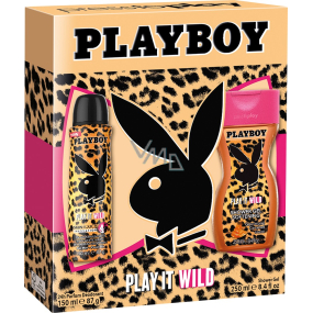 Playboy Play It Wild For Her Deodorant Spray 150 ml + 250 ml shower gel, cosmetic set