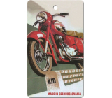 Bohemia Gifts Aromatic fragrance card Motorbike 11 x 6.3 cm