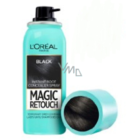Loreal Magic Magic Retouch Hair Corrector Gray & Growth 01 Black 75 ml